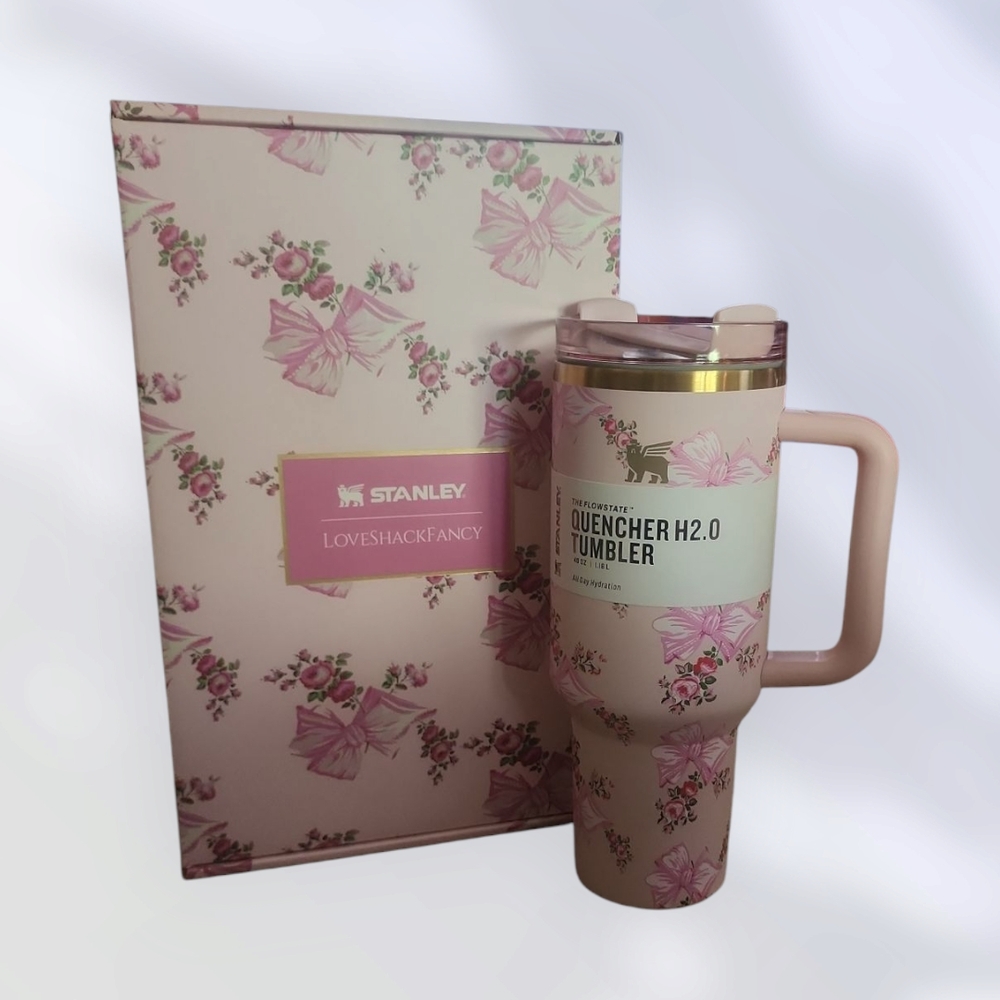 COPY - Stanley Pink Floral Quencher Tumbler